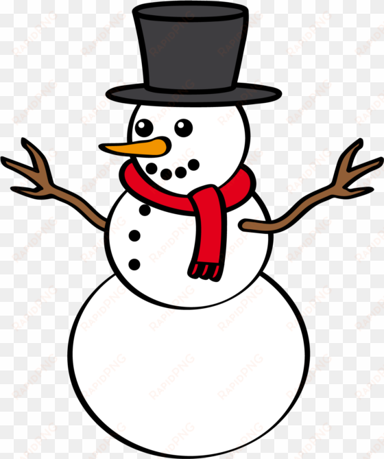 free to use public domain snowman clip art - snowman clipart