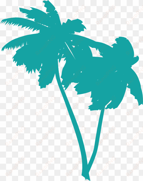 free tree silhouette - palm tree vector png