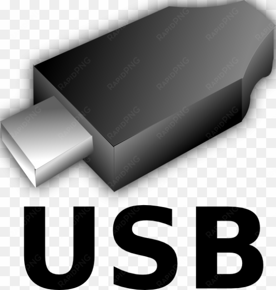 free vector 3d usb input output plug clip art - usb input