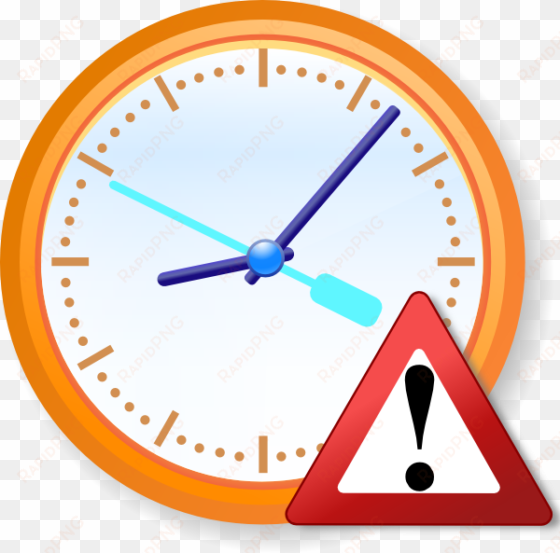 free vector analog clock warning clip art - pinhão railway station