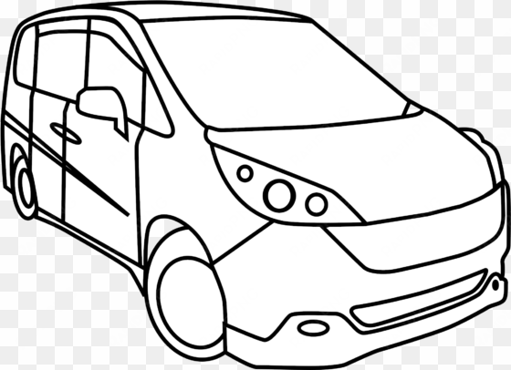 free vector honda step wagon clip art - gambar mobil di buku gambar