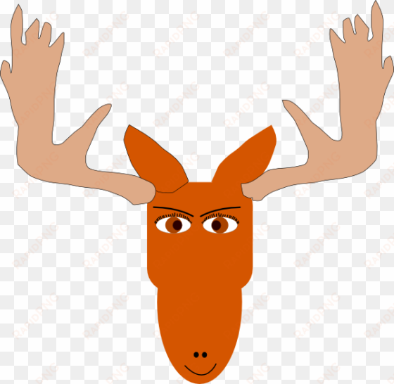 free vector mad moose clip art - cartoon moose head mugs