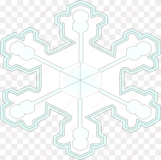 free vector snowflake 3 clip art - snowflake clip art