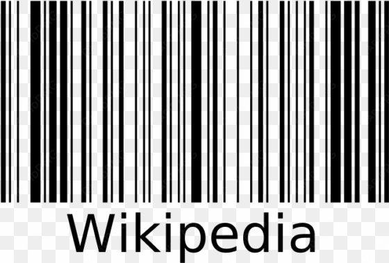 Free Vector Wikipedia Barcode Clip Art - Bar Code Clip Art transparent png image