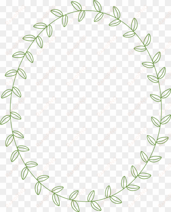 free - vine oval frame