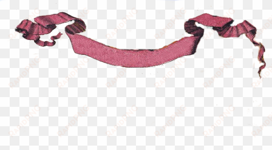 free vintage graphic ribbon banner - vintage pink banner png