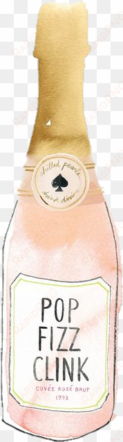 Freetoedit Ftestickers Champagne Katespade Watercolor - Champagne transparent png image