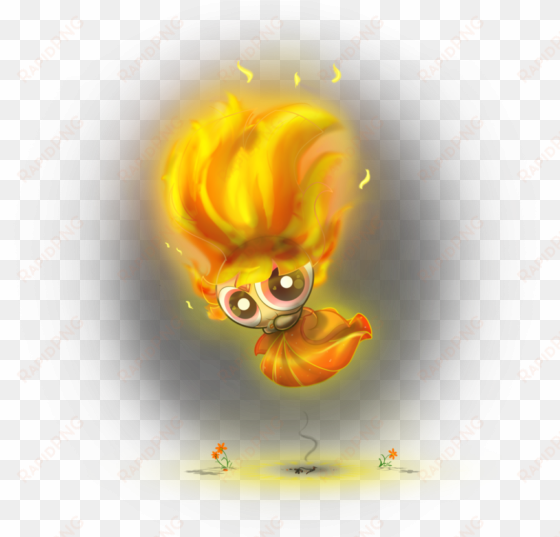 Freeuse Download Ce Blossom As Flame Princess By Itbluebeadti - Illustration transparent png image