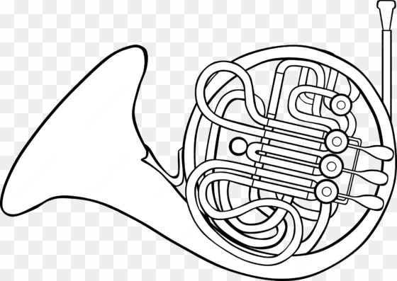 french clipart page - french horn clipart