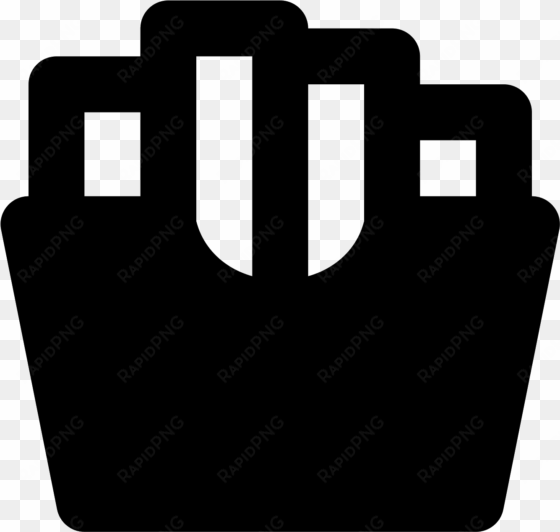 french fries icon - sign