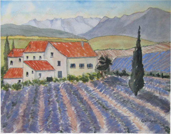 french lavender painting chairish