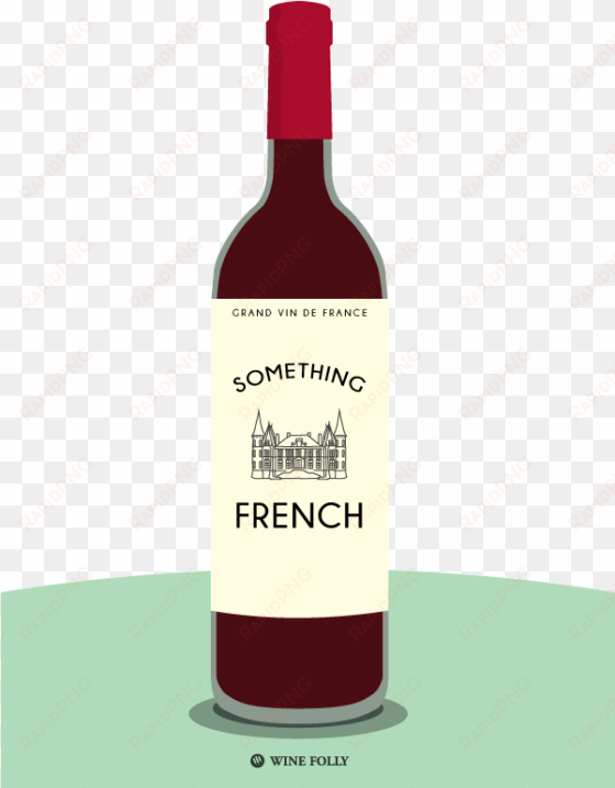 french wine bottle - portable network graphics