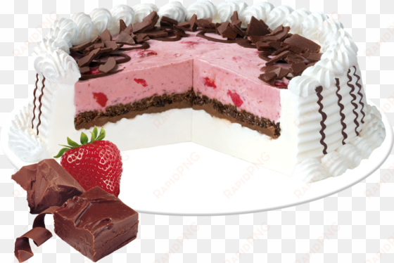 Fresa Chocolate Blizzard® Cake - Dairy Queen Blizzard Cakes transparent png image