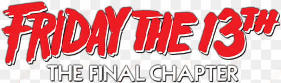 friday the 13th the final chapter movie logo - one direction logo png