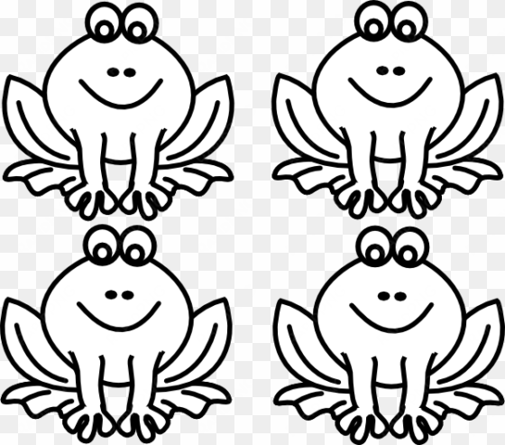 frog outline embroidery design