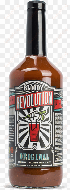 from austin, texas comes a nothing else needed bloody - bloody revolution bloody mary mix