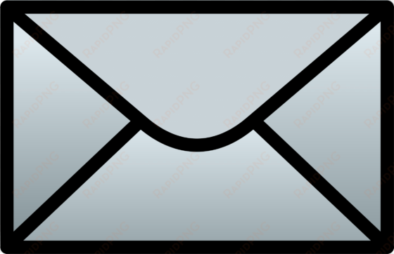 front and back of envelope clipart - white envelope icon png