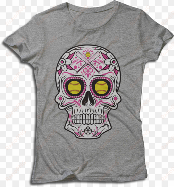 front design f50bc105 1368 4a8a a7ba 20011635990e v=1490789176 - softball sugar skull apparel