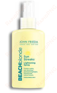 front - john frieda beach blonde sun streaks lightening spray,