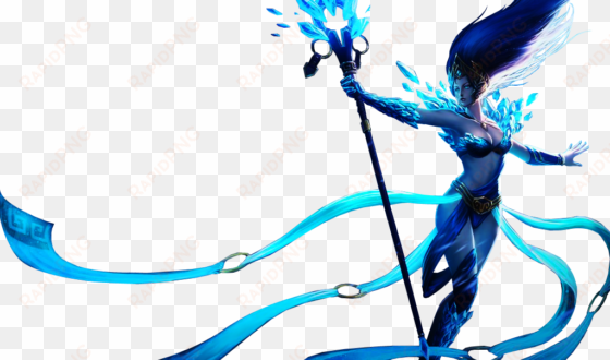 frost queen janna skin png image - league of legends janna png