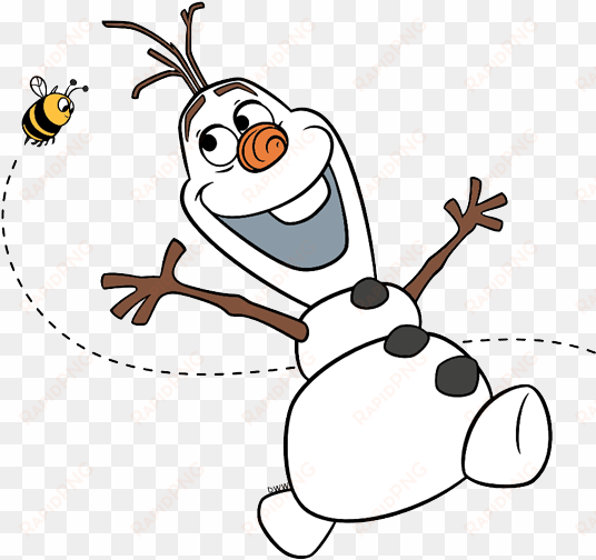 frozen clip art disney galore beach bee - olaf clip art