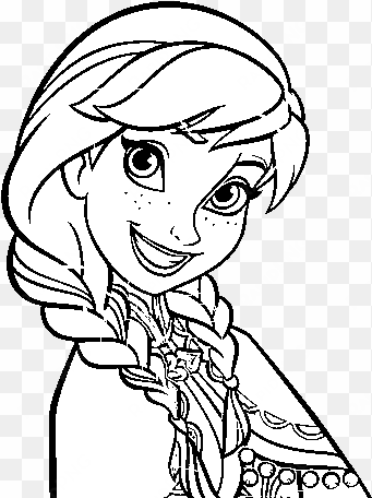 FROZEN DRAWING AT GETDRAWINGS COM FREE FOR - ANNA FROZEN PARA COLOREAR.PNG Frozen Drawing At Getdrawings Com Free For - Anna Frozen Para Colorear transparent png image