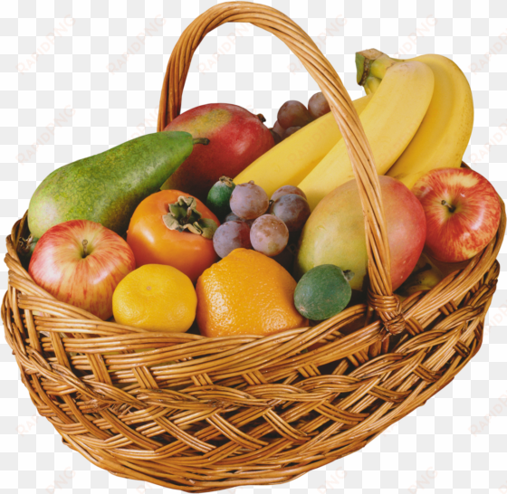 fruit basket png clipart - basket of fruits png