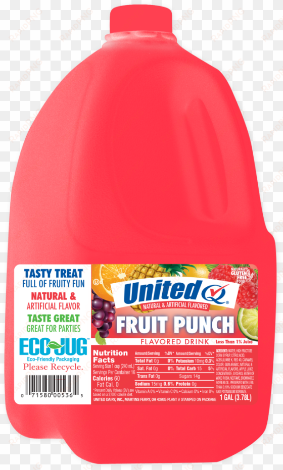 fruit drinks - united dairy united whole milk gallon