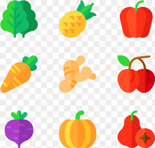 fruits and vegetables - icon fruit vegetable transparent
