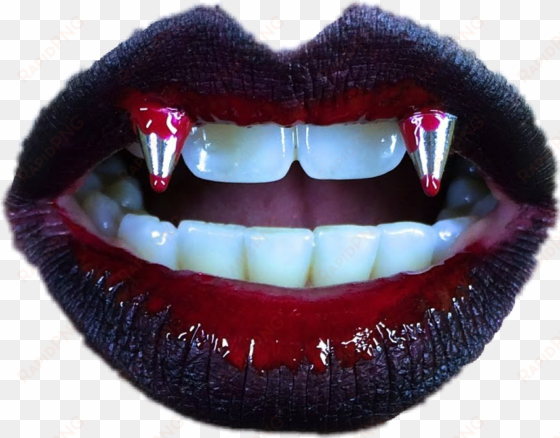 ftelips vampirefangstickers vampirefangs vampire blood