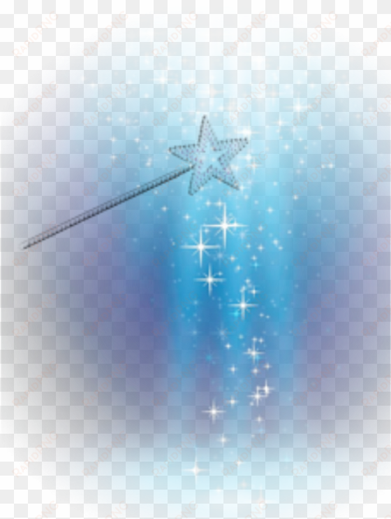 ftestickers fantasyart magic magicwand sparkle blue - illustration