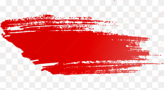 Ftestickers Paint Splatter Brushstroke Red - Paintbrush transparent png image