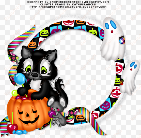 ftu halloween cluster frames - cartoon