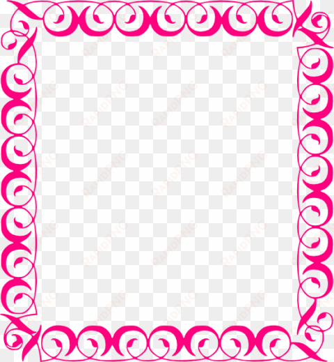 fuchsia border frame png - border clip art