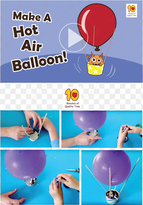 fun crafts for kids - balloon rocket