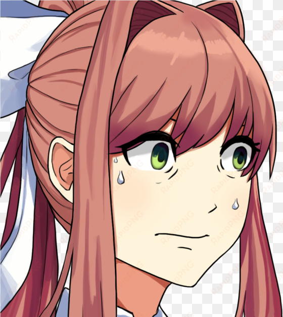 funi - ddlc monika nervous