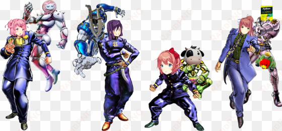 funjojo's bizarre adventure - doki doki literature club jojo