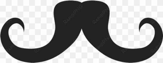 funky handlebar rubber stamp - walrus moustache