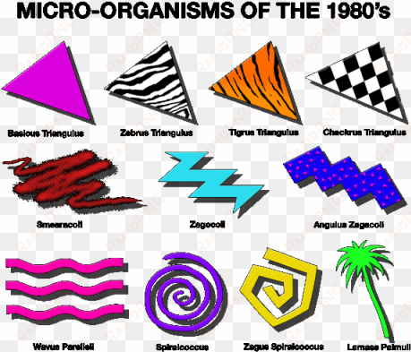 funny haha style design pop humor jokes retro color - 80s micro organisms