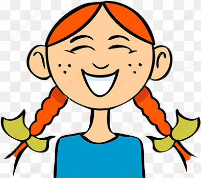 funny laughing girl - girl face clipart png