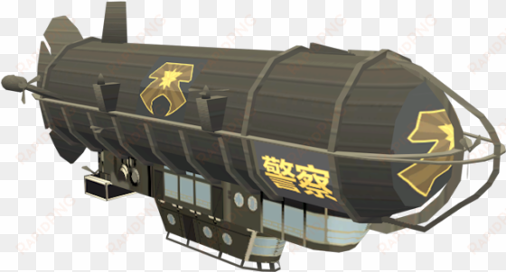 future industries police airship - airship