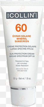 g - m - collin - 60 mineral sunscreen, sun protection - radiant skin face wash