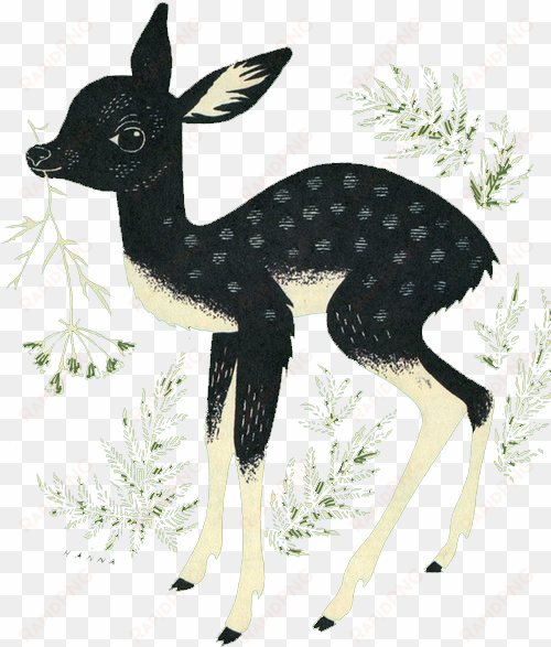 gailmariefranklin deer illustration, pattern illustration, - illustration
