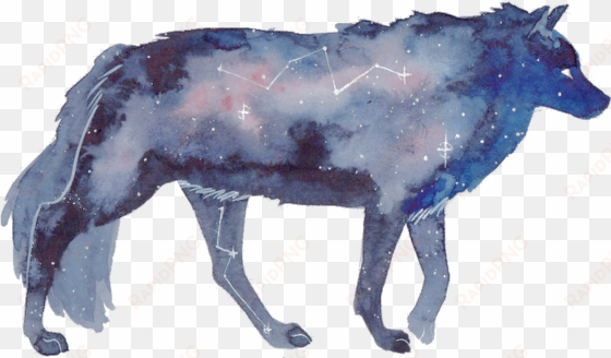 galactic-2 - watercolor of galxy animal
