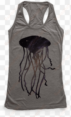 galactic jellyfish racerback tank top - cute but grumpy baby onesie racerback tank top top: