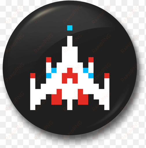 galaga the champion badge - galaga fighter