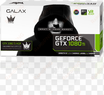 galax geforce® gtx 1080 ti hof limited edition - gtx 1080 ti galax