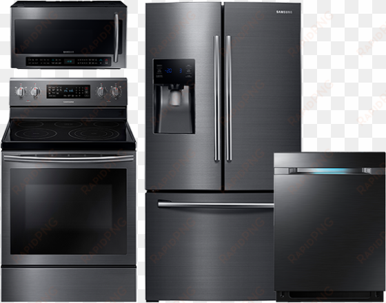 gallery of amazing samsung kitchen appliance set - samsung rf263beaesg french door refrigerator - 35.7"