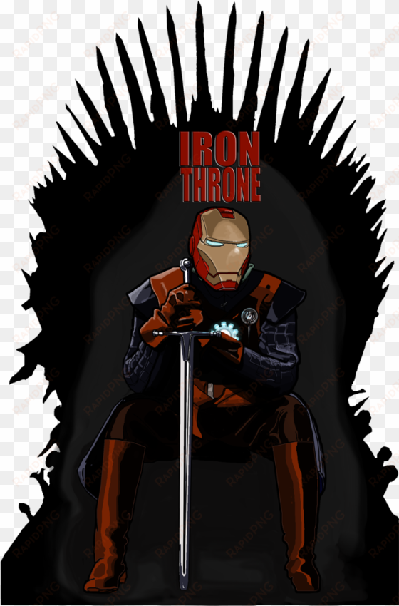 game of thrones chair png picture - house stark iron man