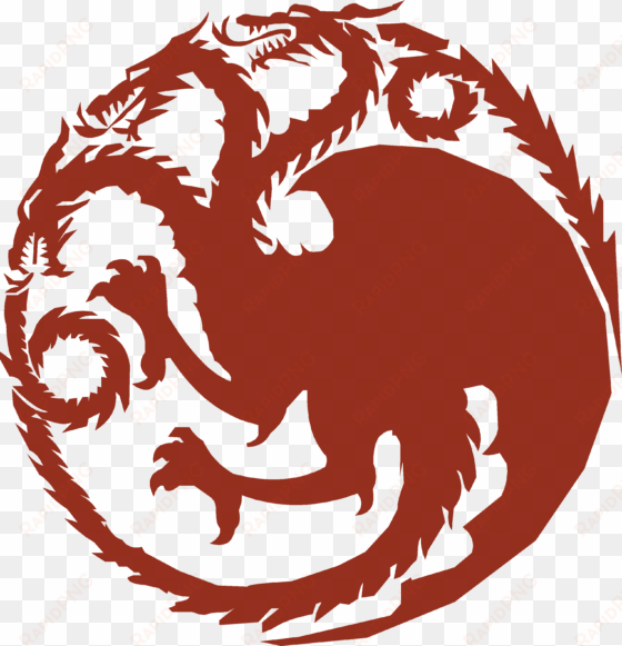 game of thrones clip art - house targaryen sigil